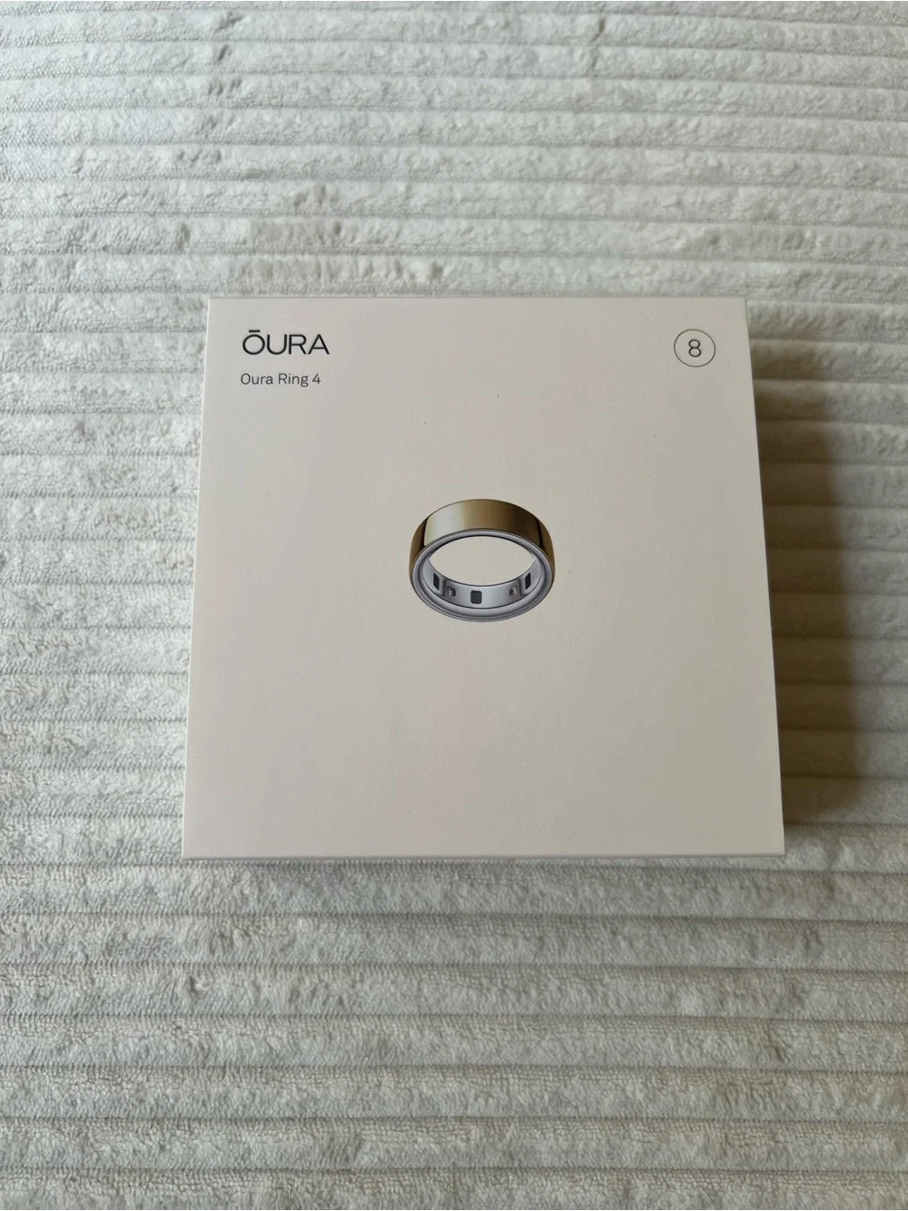 Gold Oura Ring - Brand New, Size 8